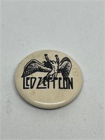 Vintage Led Zeppelin Band Pin Button 70s Swan