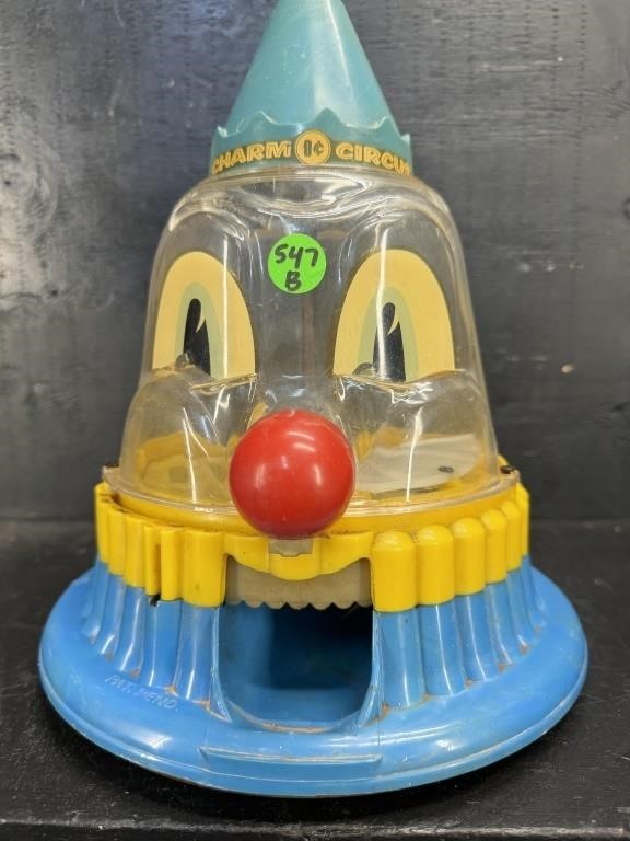 VINTAGE CHARM CIRCUS 1 CENT GUMBALL MACHINE