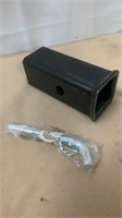 2 1/2" to 2” hitch adapter w/ pin