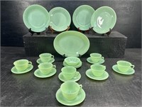 25 PC LOT OF FIRE KING JADEITE JANE RAY