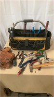 DeWalt Tool bag w/ miscellaneous tools