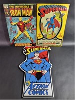 Three Superhero Signs