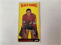 1964-65 ToppsTallboy Glenn Hall Hockey Card No.12
