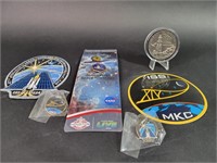 NASA Patches, Pins, Coin & Decal