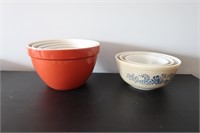 PYREX Glass Bowls, plastic bowls