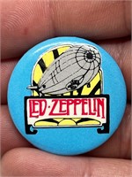 Vintage Led Zeppelin Band Pin Button 70s/80s