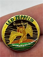 Vintage Led Zeppelin Band Pin Button
