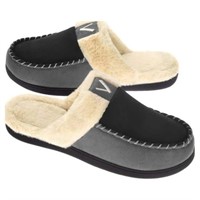 Sz 9/10 VONMAY Men's Slippers Memory Foam Moccasin