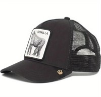 Animal Patch Trucker Hat - "Gorilla"