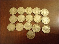 16 - 1930s Buffalo nickels
