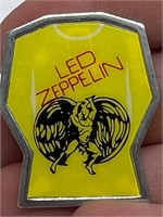 Vintage Led Zeppelin Band Pin Button 80s Shirt