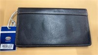 Fossil leather card case