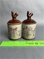 Country Salt and Pepper Shakers