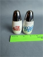Pillar Salt and Pepper Shakers