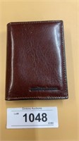 Geoffrey Beene, leather wallet, new condition
