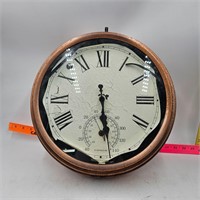 Vintage Clock/Temp. Gauge