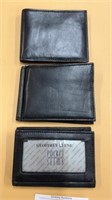 3 Geoffrey Beene, leather wallet