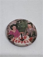Vintage Led Zeppelin Band Pin Button Family