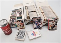 3 boîtes de cartes de hockey
