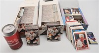 3 boîtes de cartes de hockey