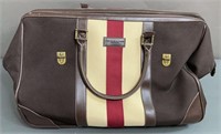 Vtg Tommy Hilfiger Striped Duffel / Travel Bag