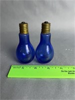 Light Bulb Salt and Pepper Shakers