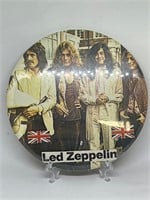Vintage Led Zeppelin Band Pin Button Big HUGE