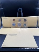 LOT OF 5 1961 SILVER PROOF SETS