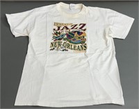 Vtg New Orleans Birth Place Of Jazz Tee Shirt