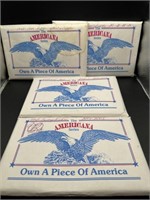 4 SETS OF AMERICANA SERIES COINS