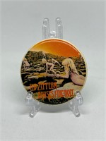 Vintage Led Zeppelin Band Pin Button House Holy