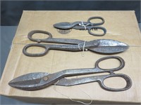 Lot of 3 Vintage Snips Samson Crusader