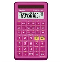 Casio fx-260SolarII Scientific Calculator - Pink