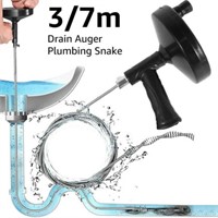 Jetcloudlive 23Ft/9.8Ft Plumbing Snake Drain Auger