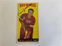 1964-65 Topps Tallboy Norm Ullman Signed Card