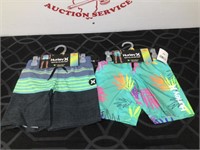 (2) Youth 5/6 Hurley Pull On Swim Shorts NWT Lot