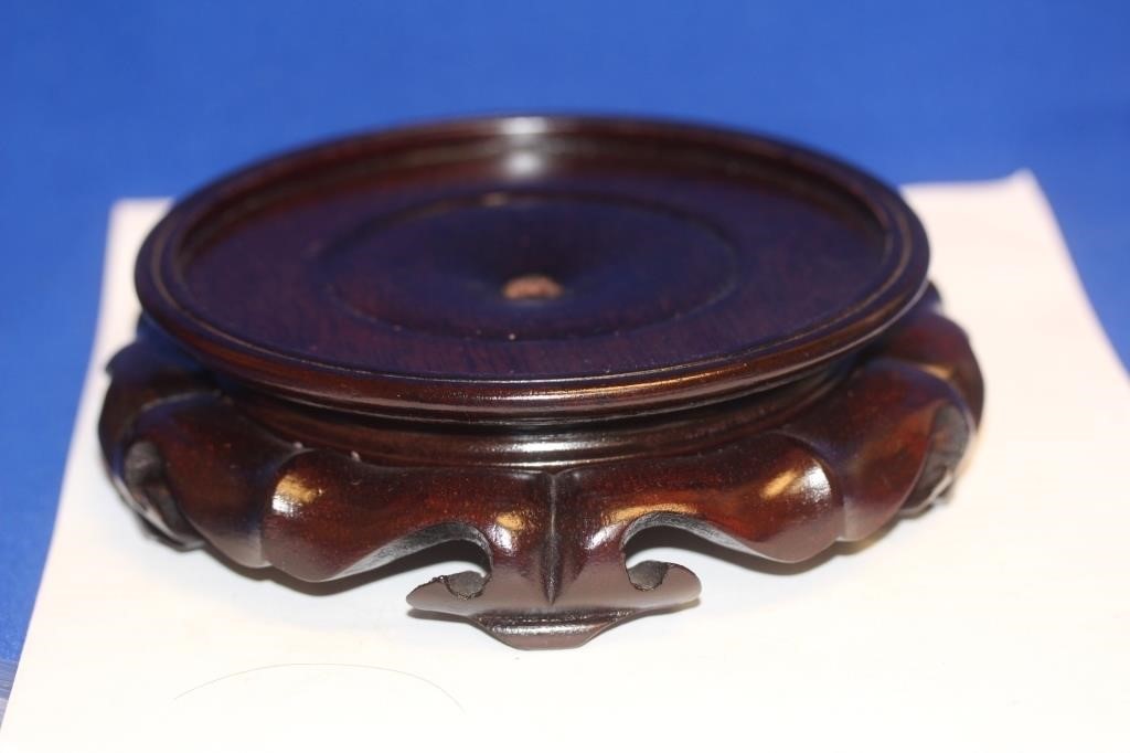 Carved Rosewood Wood Stand