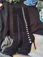 Womens thigh high boots size 11