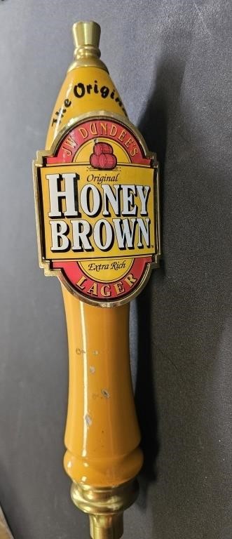 Honey Brown Lager Tap Handle