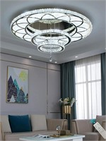 W24'' Modern Bedroom Crystal Chandeliers