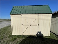 Portable Storage Building w/Loft & Side Doors