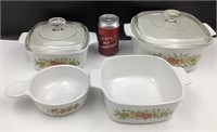 4 pièces Corning Ware spice of Life et