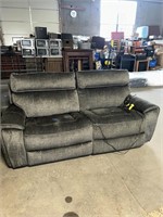 LOT#8) HUTCHENSON 3 SEAT POWER HEAD/FOOT SECTIONAL