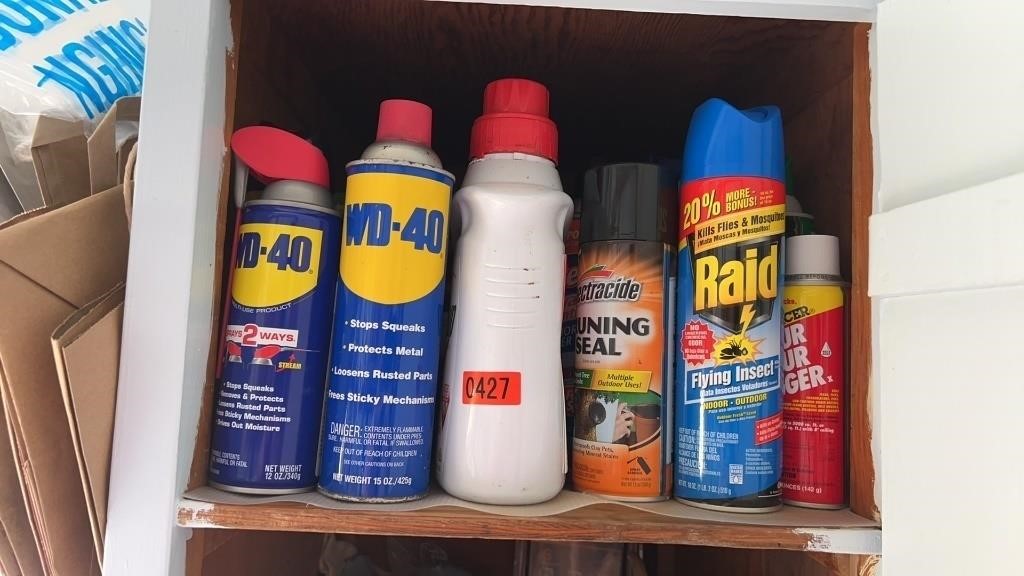 WD-40, ROUND UP & OTHER CHEMICALS & MORE