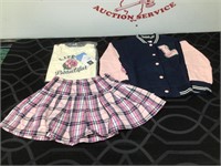 Girls Small 6/6x 3pc Jacket/Shirt/Skirt  Set New
