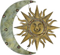 $36  TOPIA Aztec Sun/Moon Decor (25.5 W x 23H)