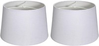 TOOTOO STAR Linen Cone Drum Lamp Shade  Set of 2