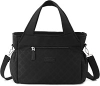 Wesugeyo Insulated Lunch Bag for Women (Black)