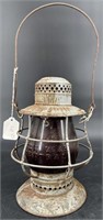 Antique Dietz #6 NYC RR Lantern Globe & Cage