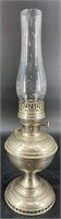 Antique Silver Juno Oil Lamp